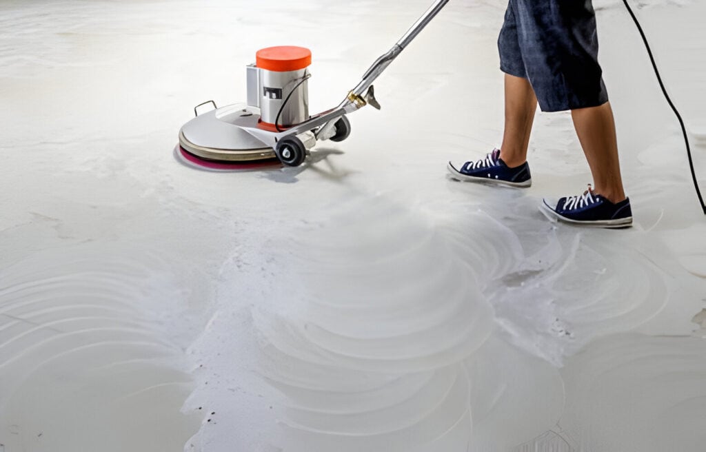 CONCRETE FLOOR CLEANER FOR CLEANING FLOORS