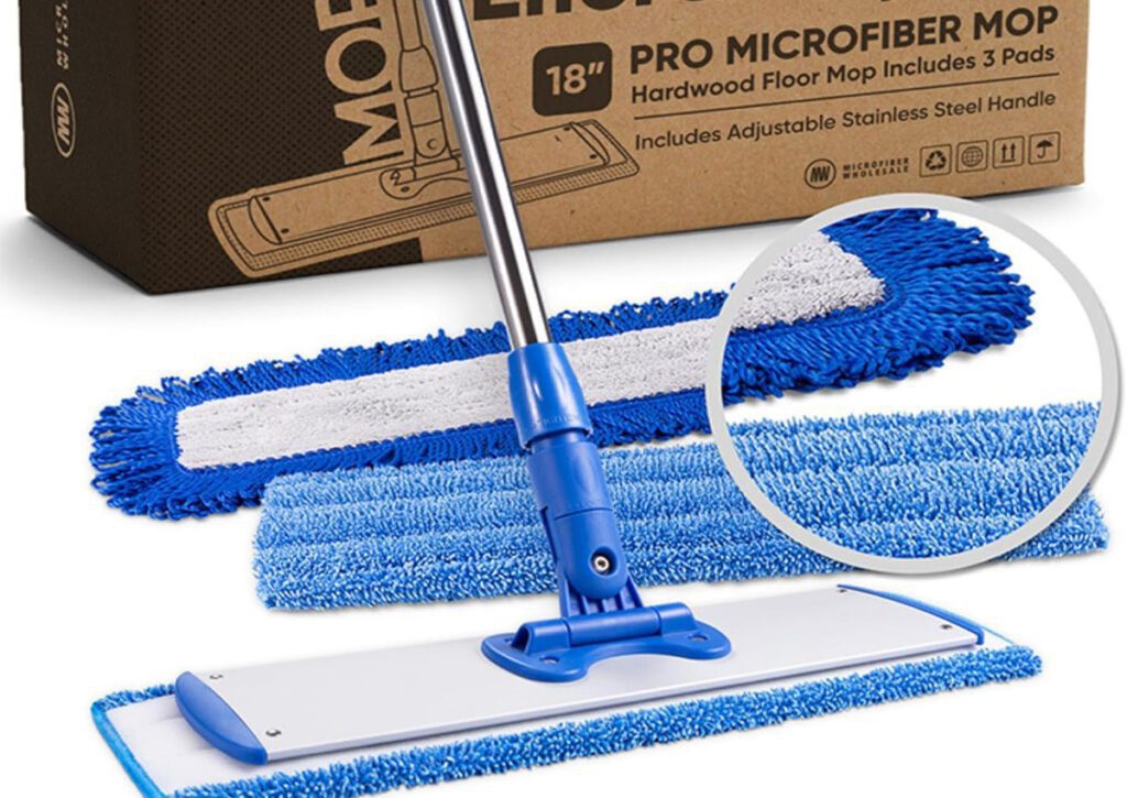 Microfiber Wholesale 18-Inch Microfiber Mop System